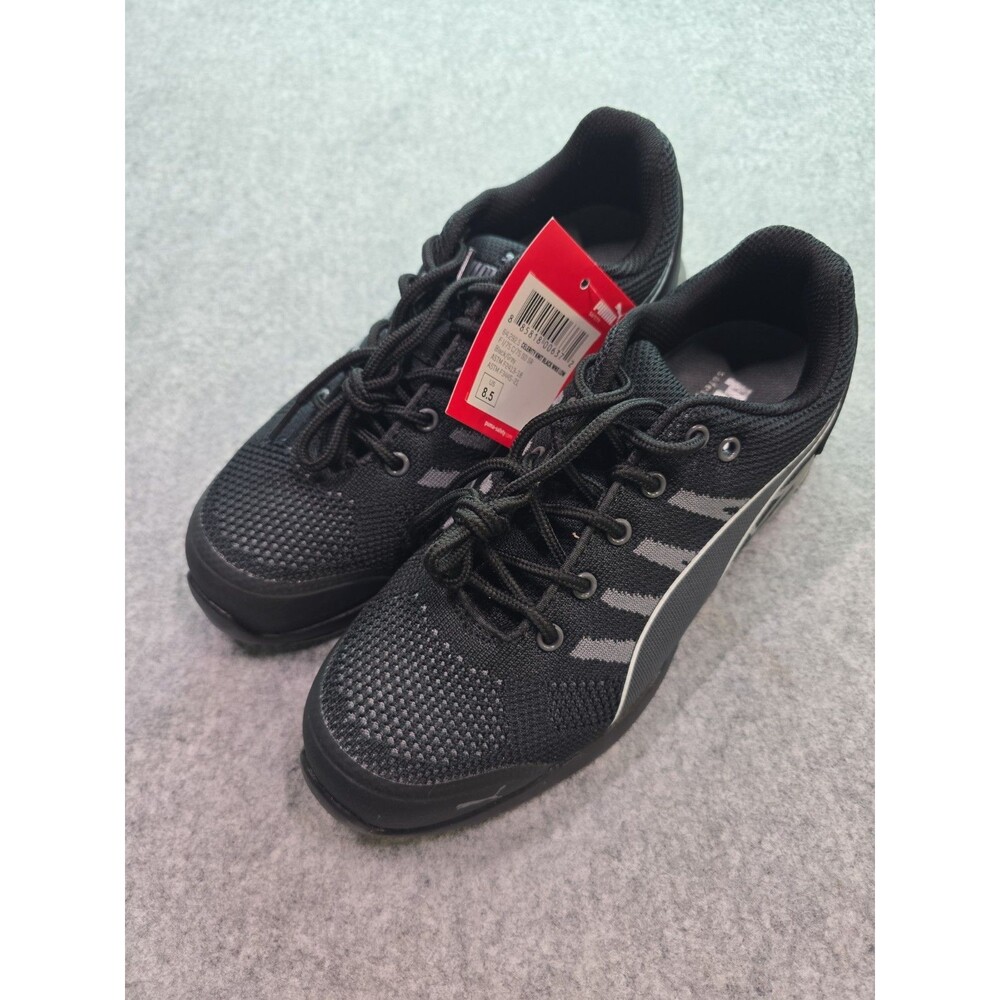 PUMA Safety Celerity Knit 64.292.5 Women's Work Shoes Black Grey 8.5